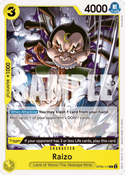 Raizo (OP06-112) Immagine principale del prodotto