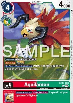 Aquilamon (BT16-008) Immagine principale del prodotto