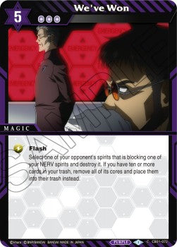 We've Won