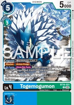 Togemogumon (BT16-021) Immagine principale del prodotto
