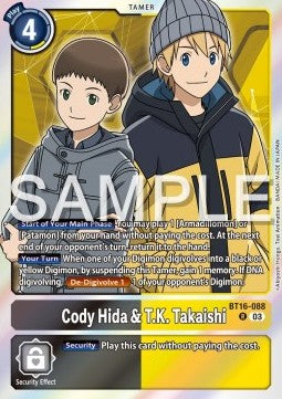 Cody Hida & T.K. Takaishi (BT16-088) (V.1) Immagine principale del prodotto