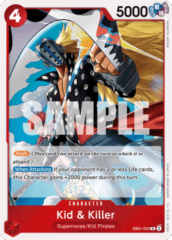 Kid & Killer (EB01-003) (V.1) Immagine principale del prodotto