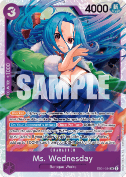 Ms. Wednesday (EB01-034) (V.1) Immagine principale del prodotto
