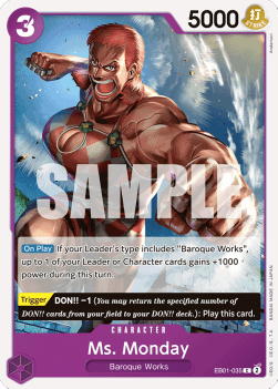 Ms. Monday (EB01-035) Immagine principale del prodotto