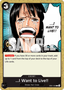 ...I Want to Live!! (EB01-050) Immagine principale del prodotto