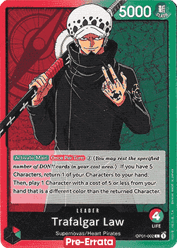 Trafalgar Law (OP01-002) (V.1) Immagine principale del prodotto