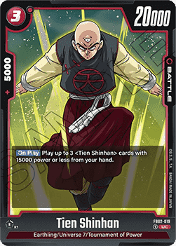 Tien Shinhan (FB02-019) [Fusion World] Immagine principale del prodotto