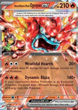 Hearthflame Mask Ogerpon ex Immagine principale del prodotto