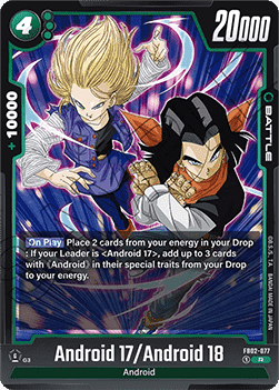Android 17 / Android 18 (FB02-077) [Fusion World] Immagine principale del prodotto
