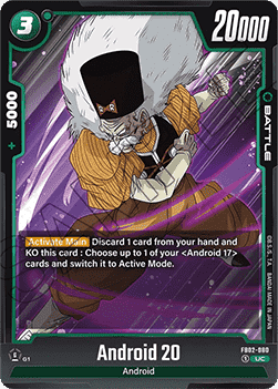 Android 20 (FB02-080) [Fusion World] Immagine principale del prodotto
