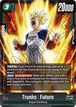 Trunks : Future (FB02-091) [Fusion World] (V.1 - Super Rare) Immagine principale del prodotto