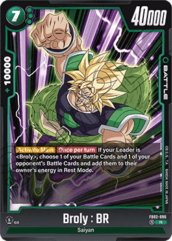 Broly : BR (FB02-096) [Fusion World] Immagine principale del prodotto