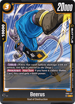 Beerus (FB02-127) [Fusion World] Immagine principale del prodotto