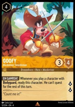 Goofy - Musketeer Swordsman Immagine principale del prodotto