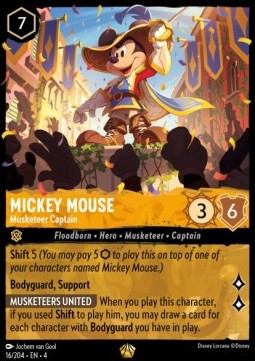 Mickey Mouse - Musketeer Captain Immagine principale del prodotto