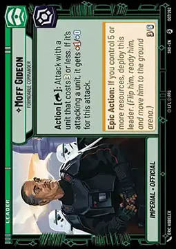 Moff Gideon, Formidable Commander Immagine principale del prodotto