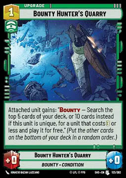 Bounty Hunter’s Quarry