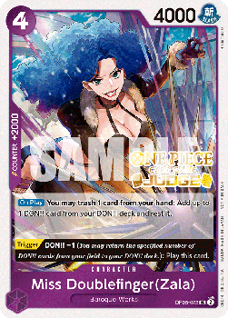 Miss Doublefinger(Zala) (OP05-073) Immagine principale del prodotto