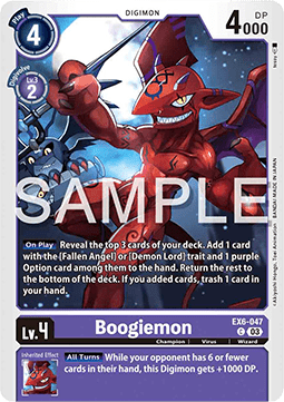 Boogiemon (EX6-047) Immagine principale del prodotto