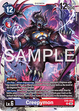 Creepymon (EX6-058) (V.1) Immagine principale del prodotto