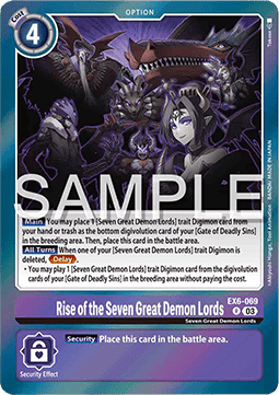Rise of the Seven Great Demon Lords (EX6-069)