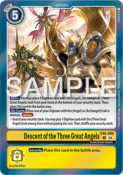 Descent of the Three Great Angels (EX6-068) Immagine principale del prodotto