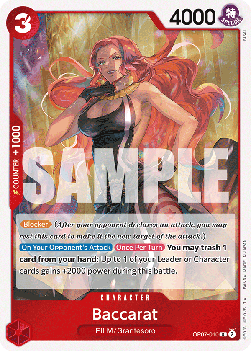 Baccarat (OP07-010) Immagine principale del prodotto