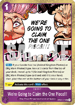 We're Going to Claim the One Piece!!! (OP07-077) Immagine principale del prodotto