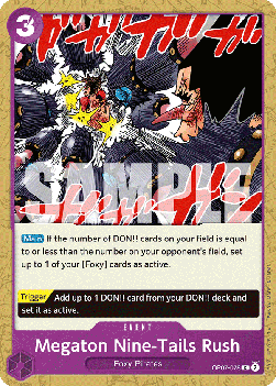 Megaton Nine-Tails Rush (OP07-078) Immagine principale del prodotto