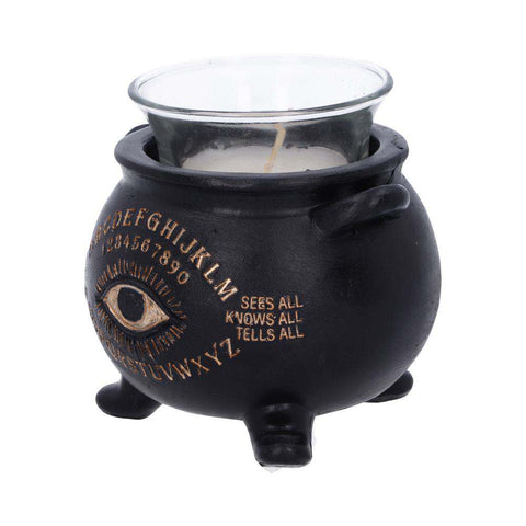 All Seeing Cauldron Candle Holder 9cm