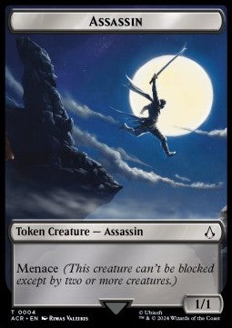 Assassin Token (C 1/1) // Treasure Token