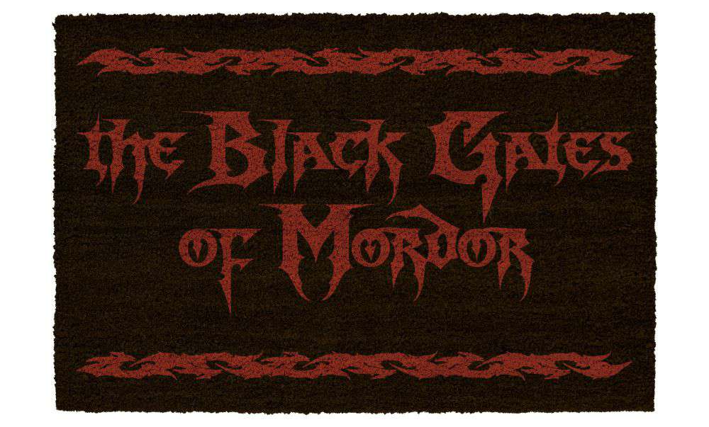 Lotr The Black Gates Of Mordor Doormat Immagine principale del prodotto