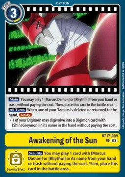 Awakening of the Sun (BT17-099)