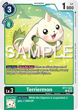 Terriermon (BT17-043) Immagine principale del prodotto