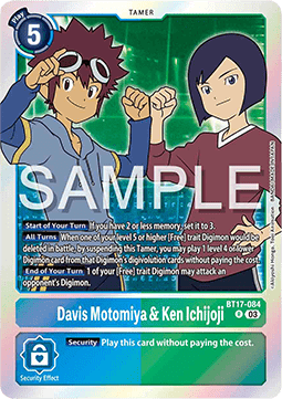 Davis Motomiya & Ken Ichijoji (BT17-084) (V.1) Immagine principale del prodotto