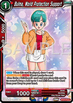 Bulma, World Protection Support Immagine principale del prodotto