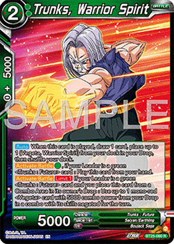 Trunks, Warrior Spirit Immagine principale del prodotto