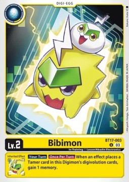 Bibimon (BT17-003) Immagine principale del prodotto
