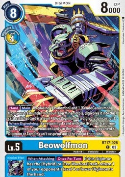 Beowolfmon (BT17-026) Immagine principale del prodotto