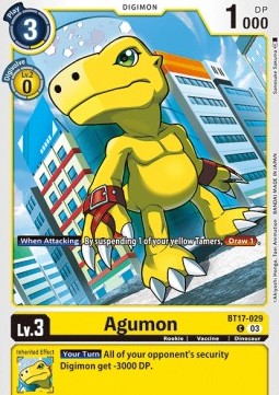 Agumon (BT17-029) Immagine principale del prodotto
