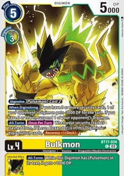 Bulkmon (BT17-034) Immagine principale del prodotto