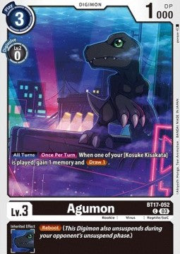 Agumon (BT17-052) Immagine principale del prodotto