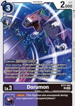 Dorumon (BT17-062) Immagine principale del prodotto
