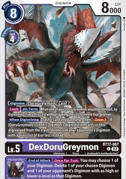 DexDoruGreymon (BT17-067) Immagine principale del prodotto