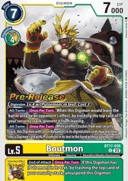 Boutmon (BT17-036) Immagine principale del prodotto