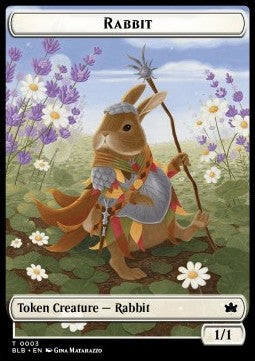 Rabbit Token (W 1/1) // Finch Formation Token (U 1/1)