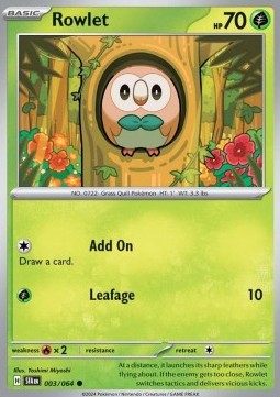 Rowlet Immagine principale del prodotto