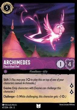 Archimedes - Electrified Owl (V.1) Immagine principale del prodotto