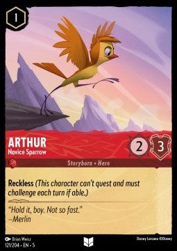 Arthur - Novice Sparrow Immagine principale del prodotto