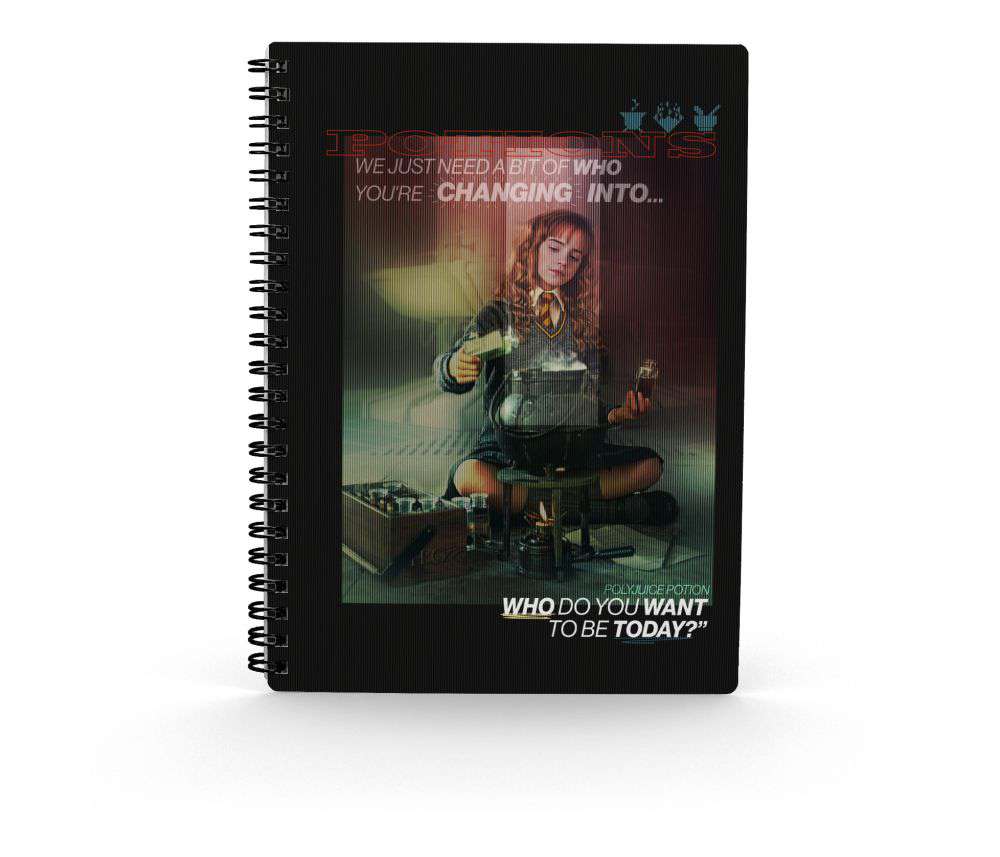 Hp Hermione Potion 3d Effect Noteboook